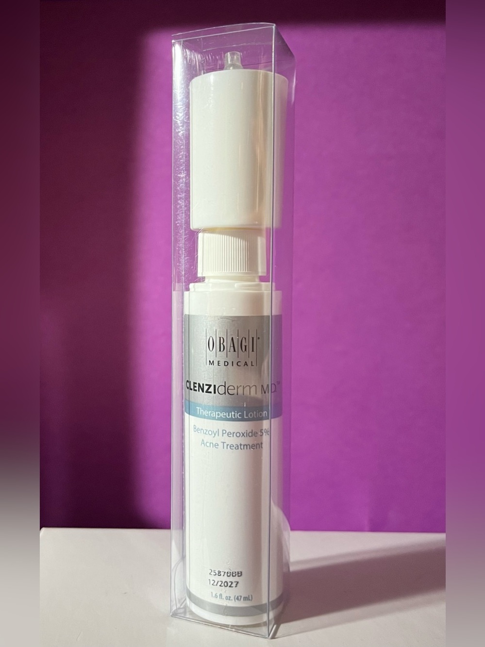 OBAGI - CLENZIderm MD is Therapeutic Lotion 5% Benzoyl Peroxide